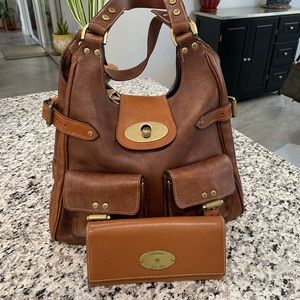 SET Mulberry Satchel and wallet